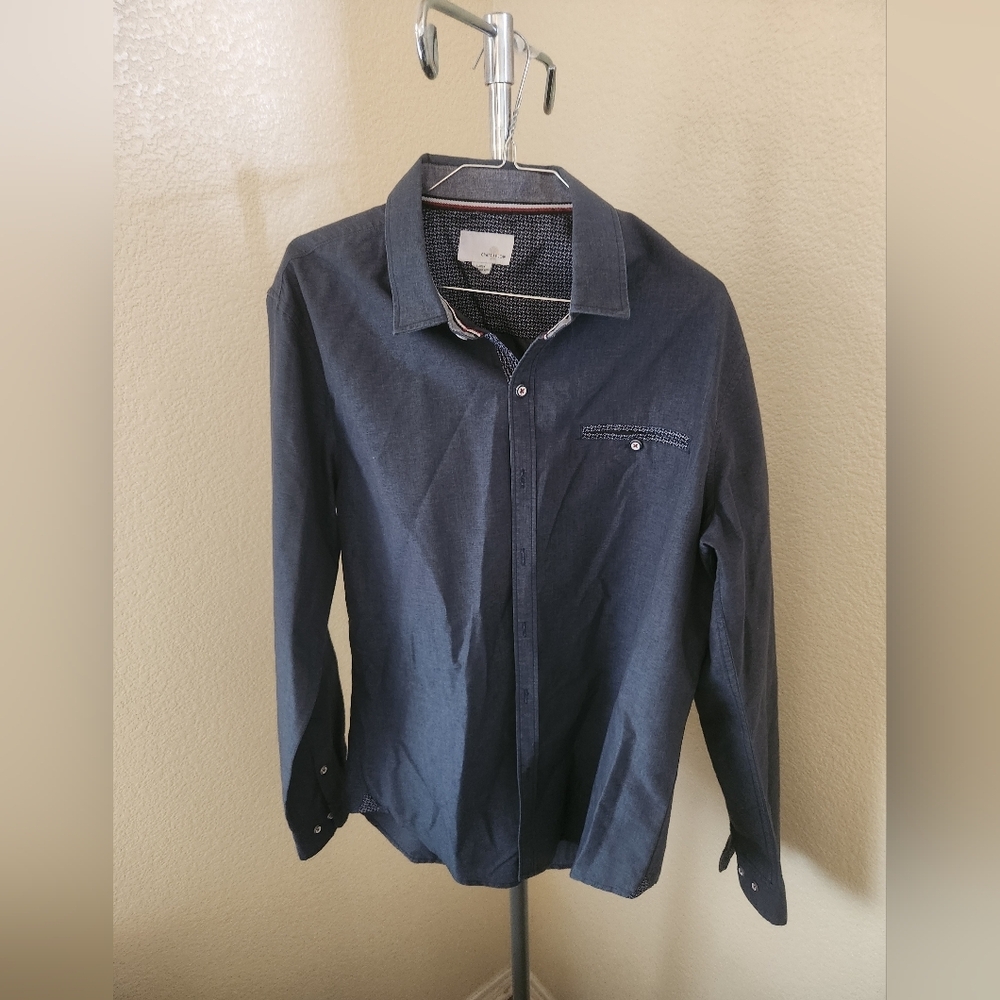 Craft & Flow Long Sleeve Button Up Shirt With Pocket